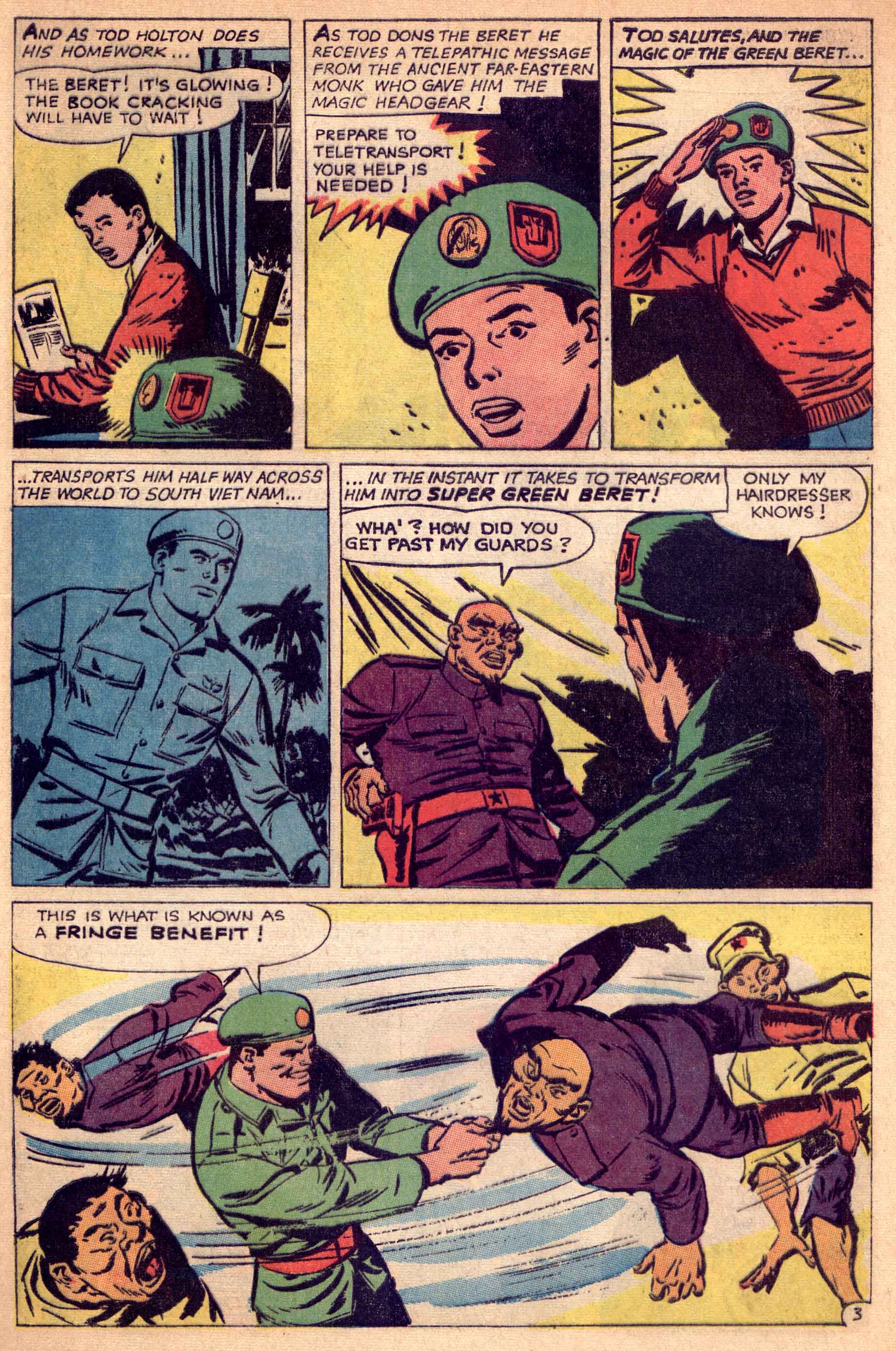 Read online Super Green Beret comic -  Issue #2 - 56
