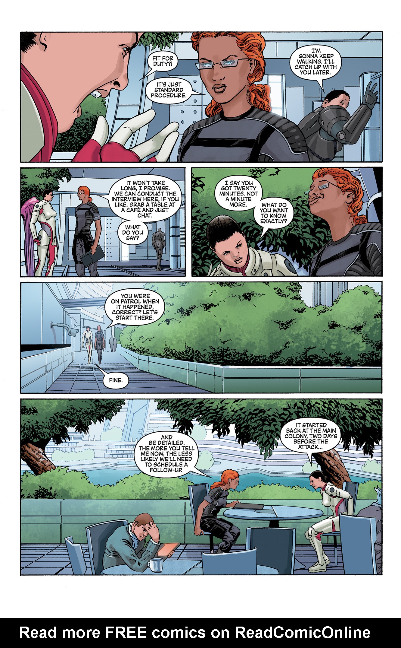 Read online Mass Effect: Foundation comic -  Issue #3 - 8