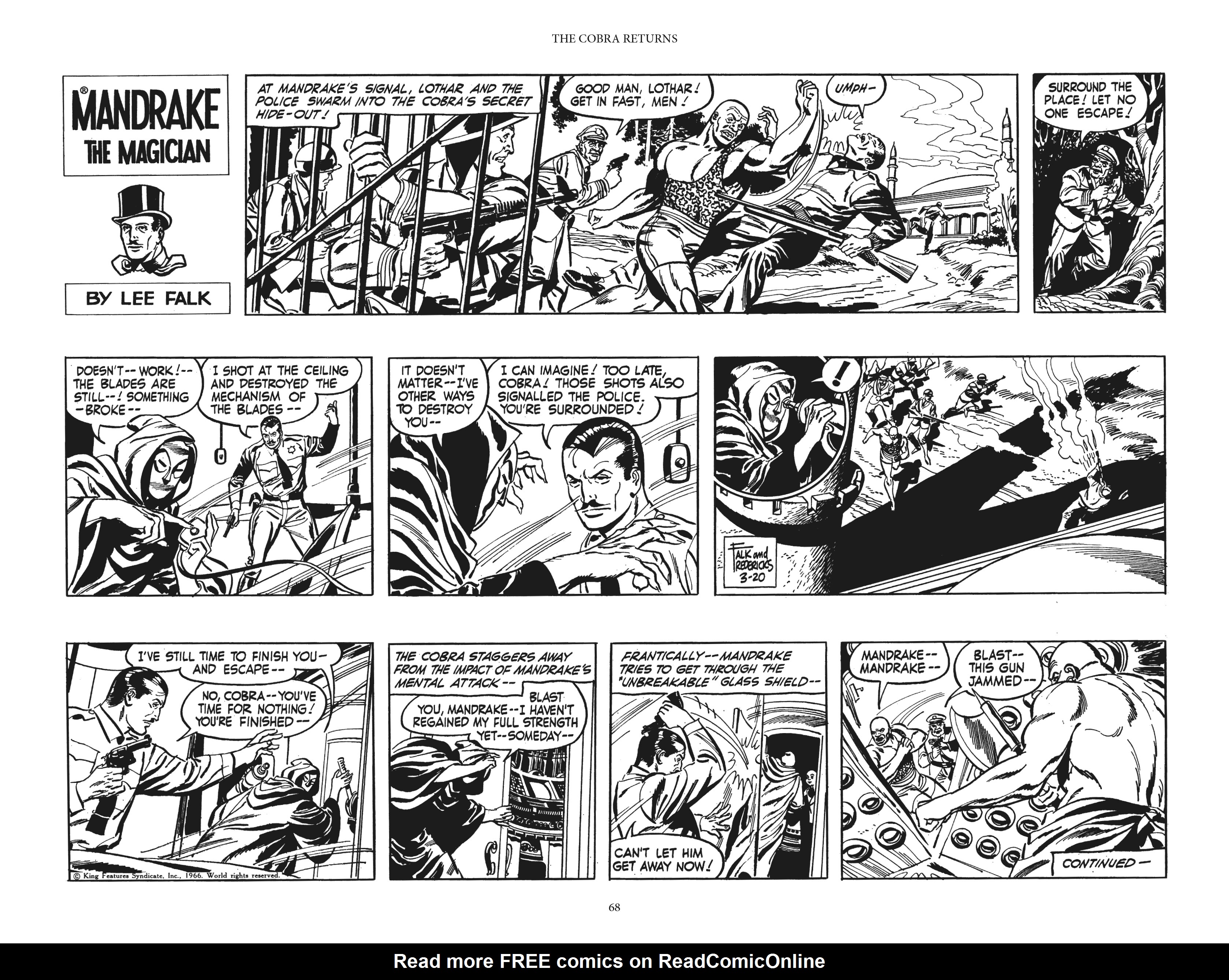 Read online Mandrake the Magician: The Fred Fredricks Sundays comic -  Issue # TPB (Part 1) - 69