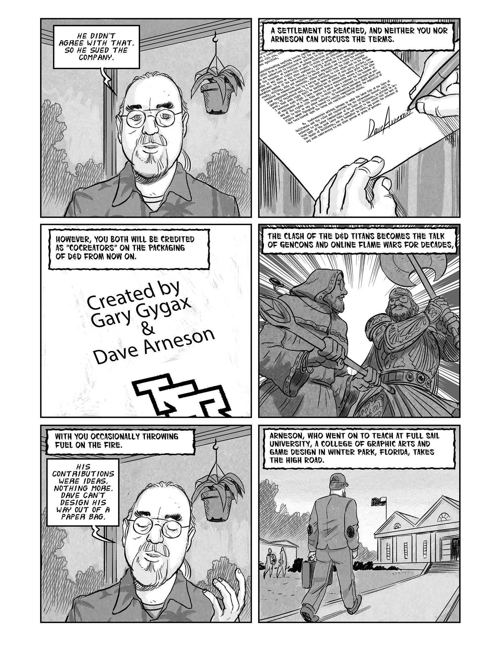 Read online Rise of the Dungeon Master: Gary Gygax and the Creation of D&D comic -  Issue # TPB - 112
