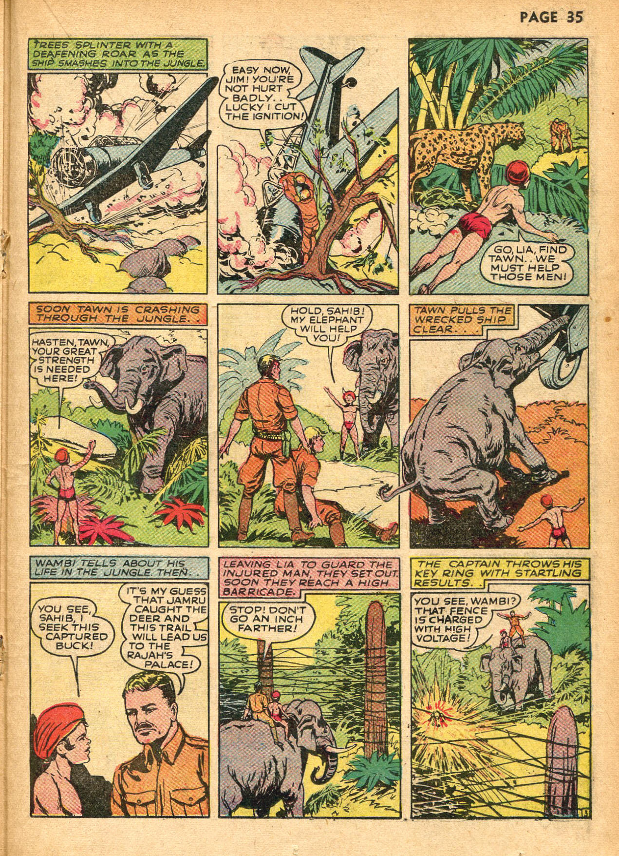 Read online Wambi Jungle Boy comic -  Issue #1 - 38