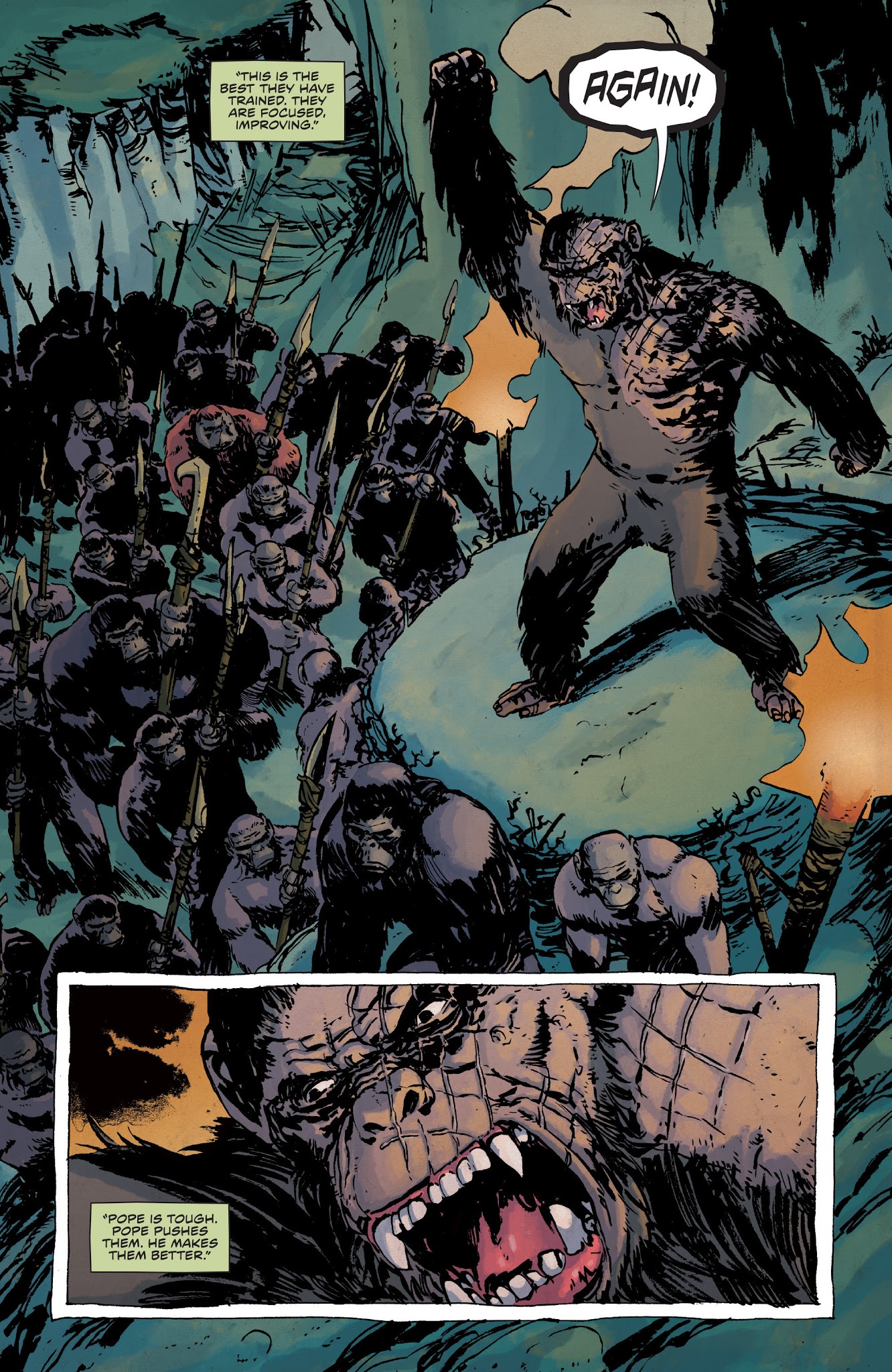 Read online Dawn of the Planet of the Apes comic -  Issue # TPB - 21