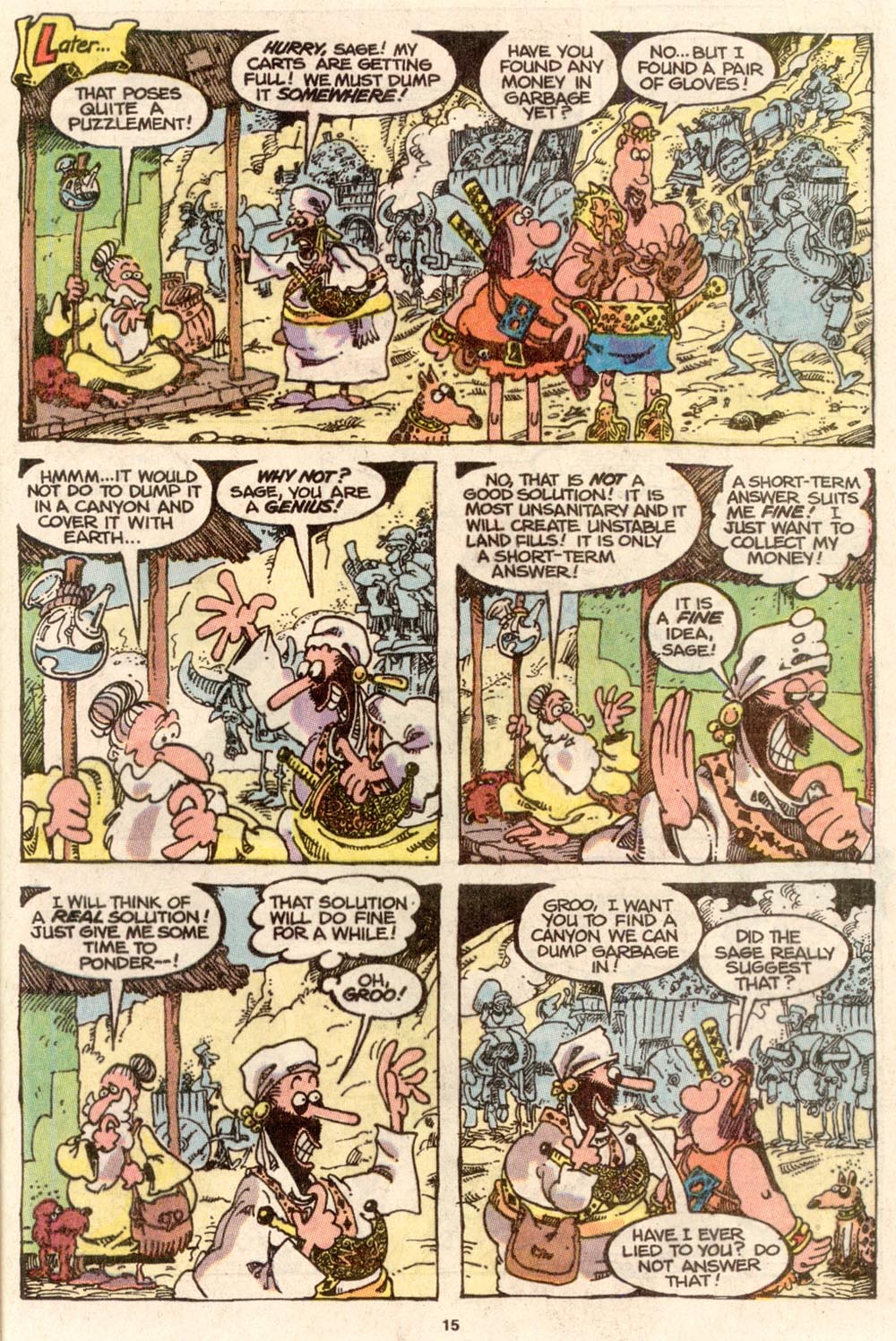 Read online Sergio Aragonés Groo the Wanderer comic -  Issue #65 - 15