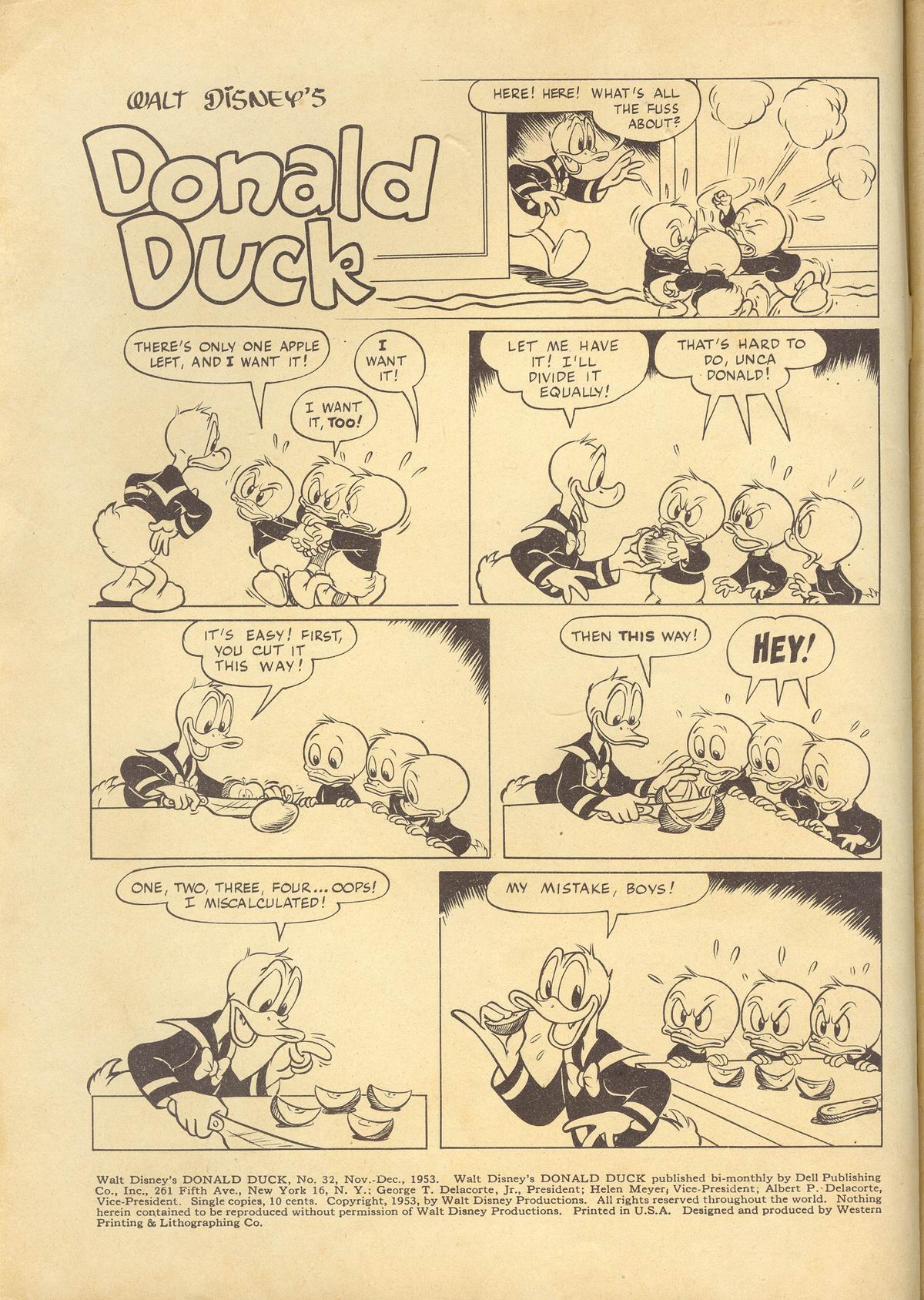 Read online Walt Disney's Donald Duck (1952) comic -  Issue #32 - 2