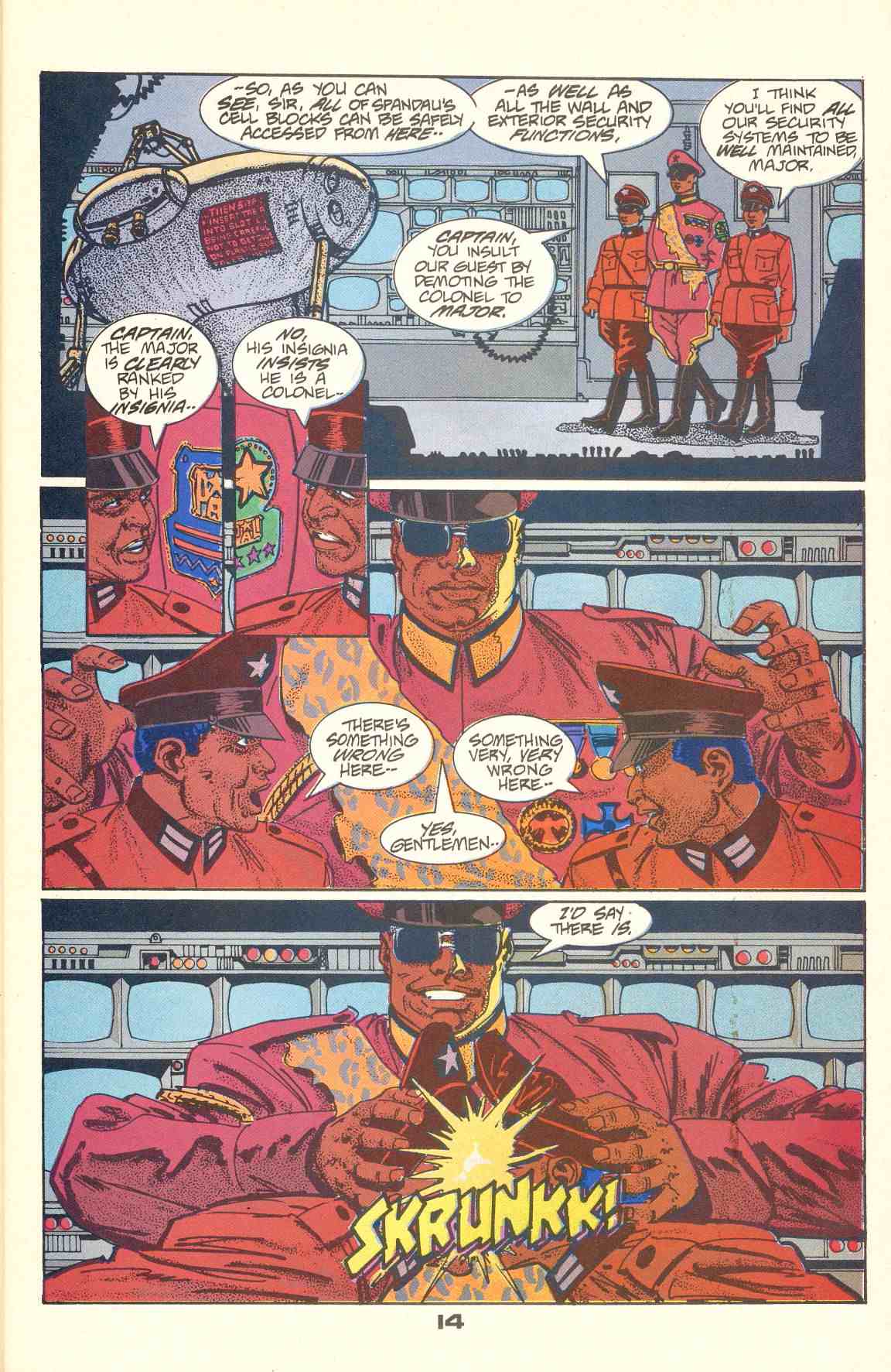 Read online Howard Chaykin's American Flagg comic -  Issue #4 - 16