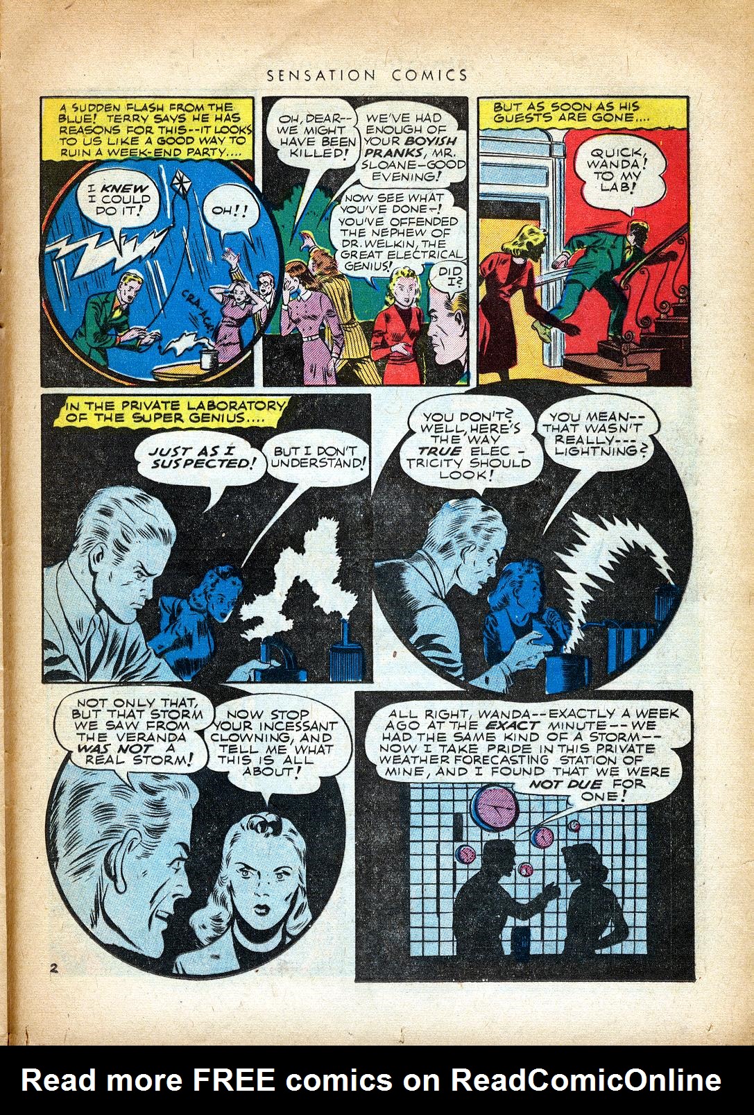 Read online Sensation (Mystery) Comics comic -  Issue #37 - 35