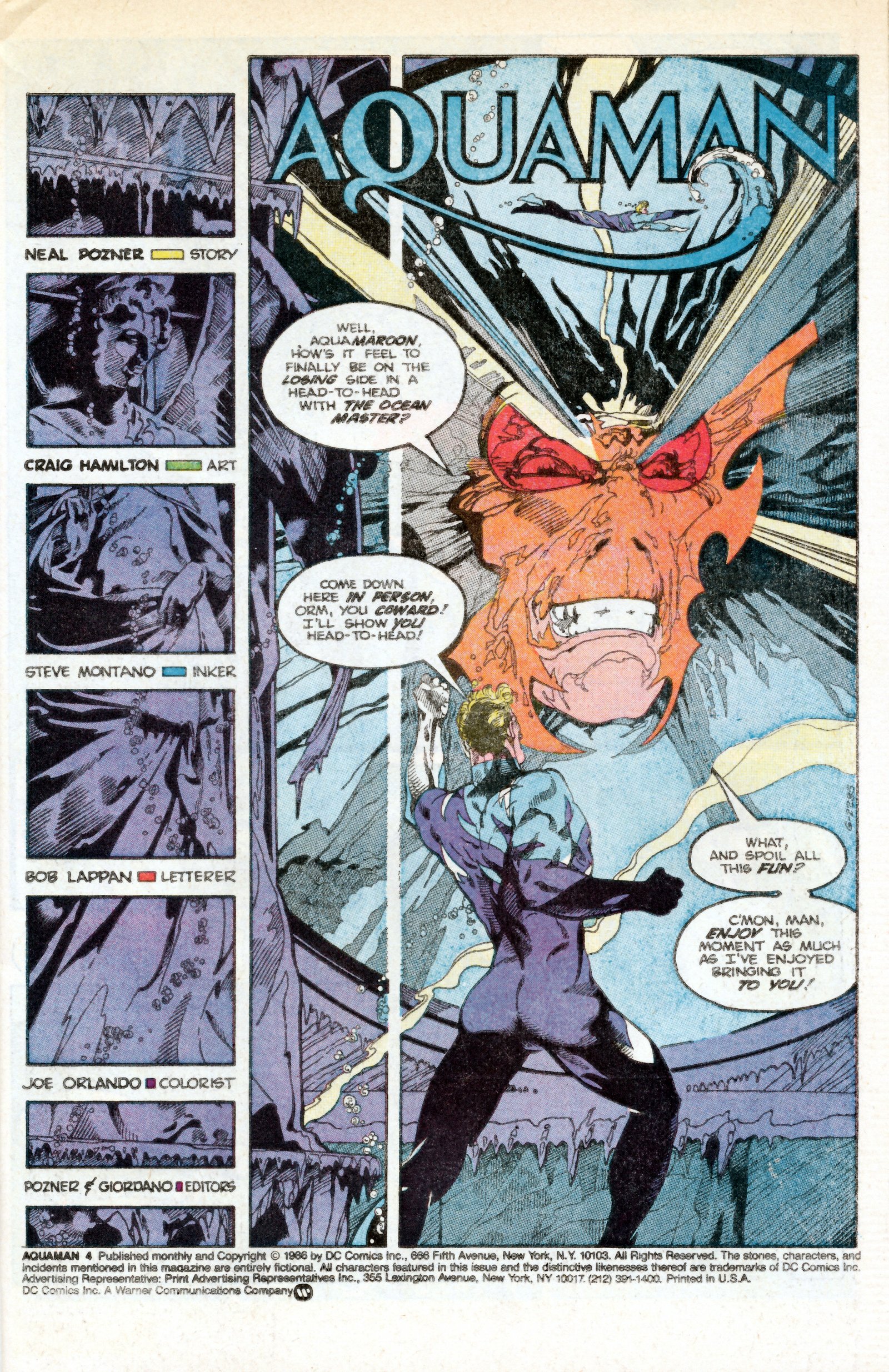 Read online Aquaman (1986) comic -  Issue #4 - 3