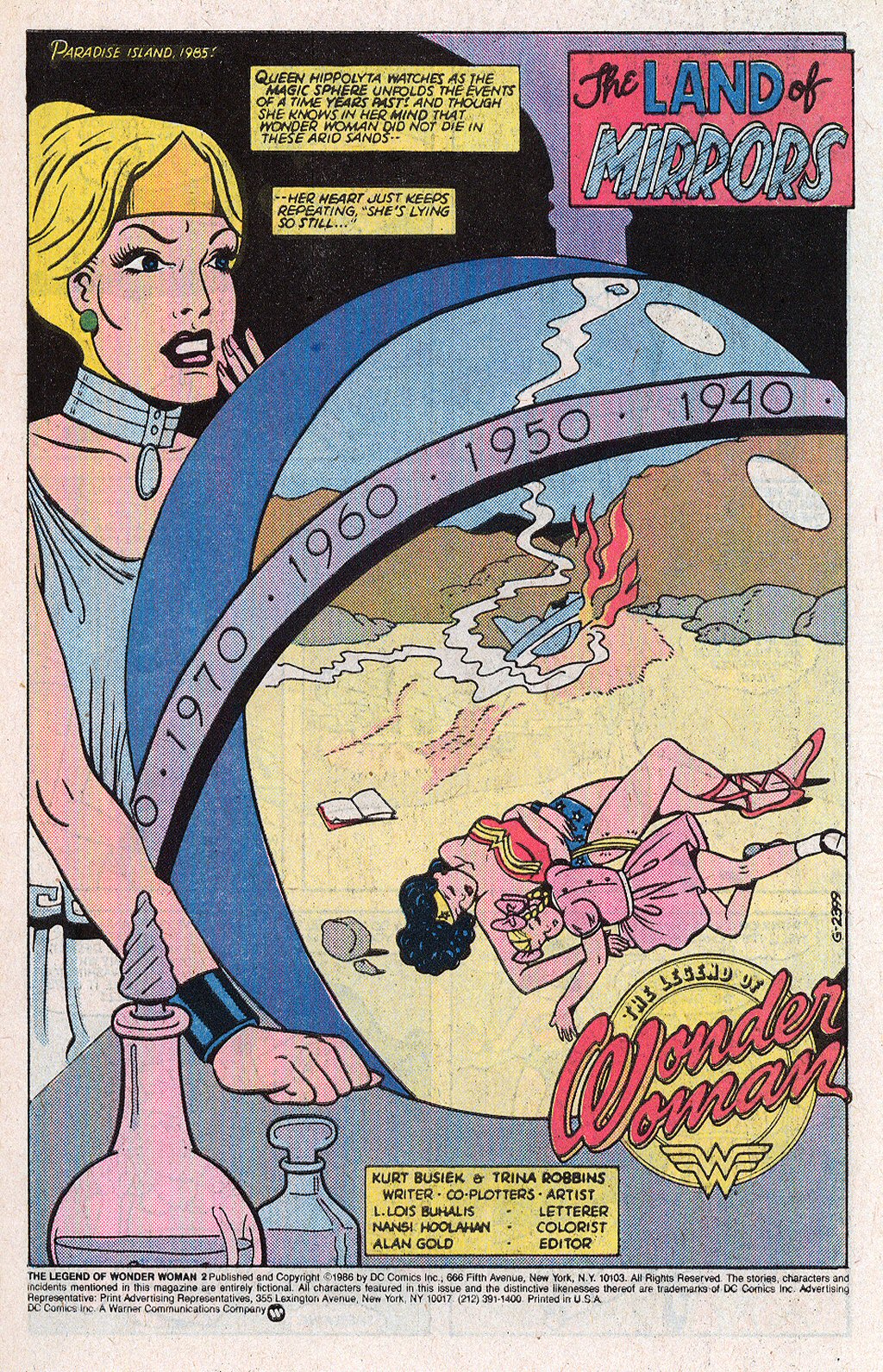 Read online The Legend of Wonder Woman (1986) comic -  Issue #2 - 2