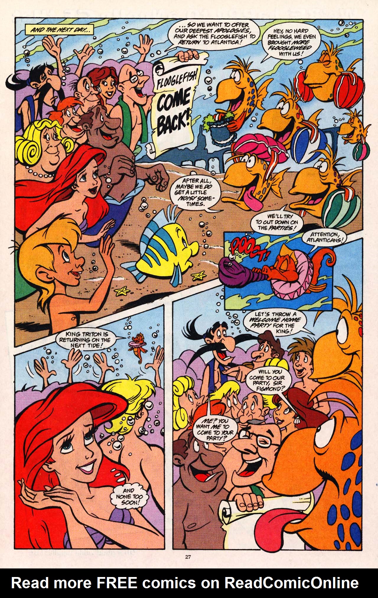 Read online Disney's The Little Mermaid comic -  Issue #7 - 29