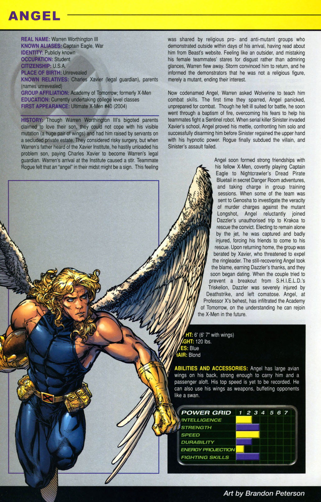 Read online Official Handbook of the Ultimate Marvel Universe: The Ultimates & X-Men 2005 comic -  Issue # Full - 4