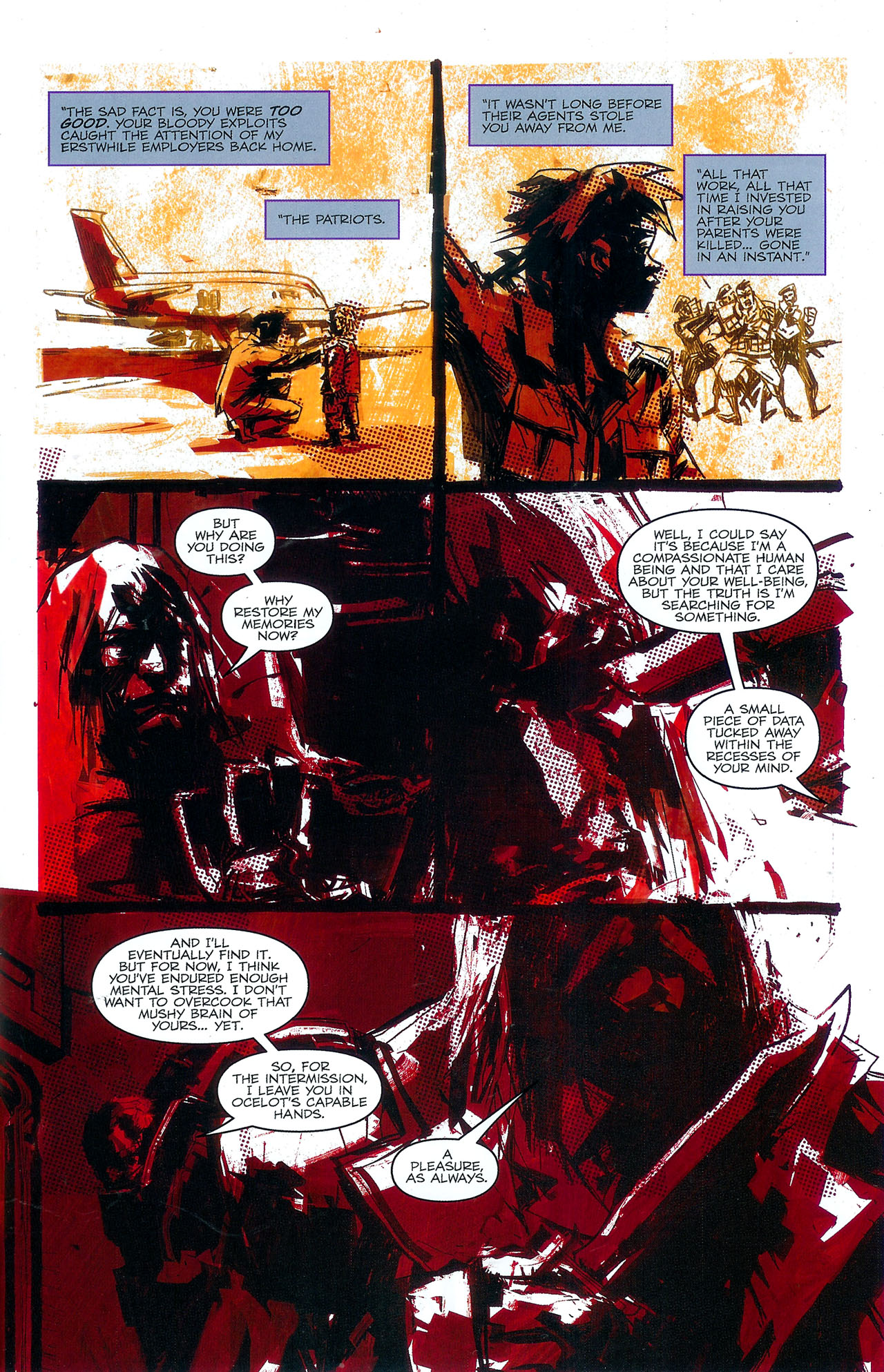 Read online Metal Gear Solid: Sons of Liberty comic -  Issue #9 - 11