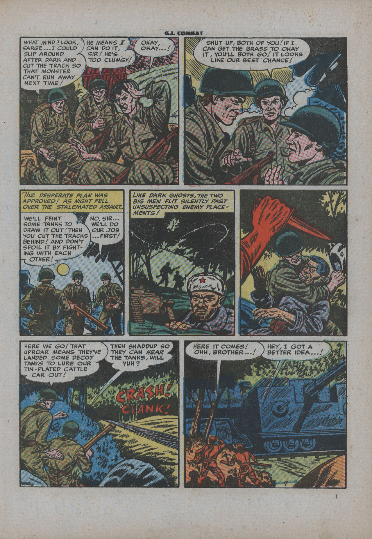 Read online G.I. Combat (1952) comic -  Issue #6 - 9