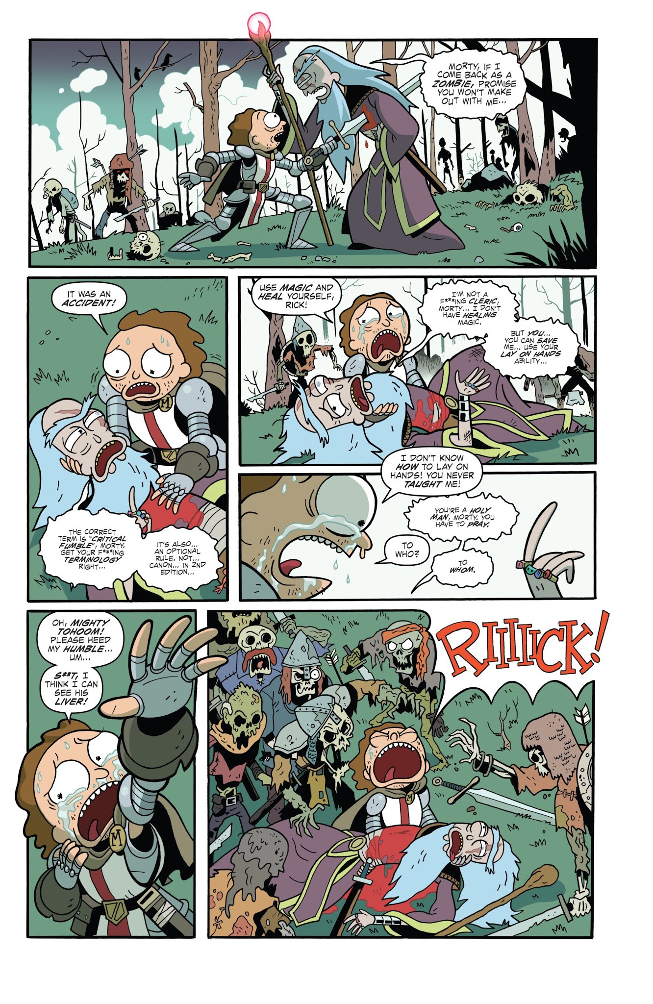 Read online Rick and Morty vs Dungeons & Dragons comic -  Issue #1 - 21