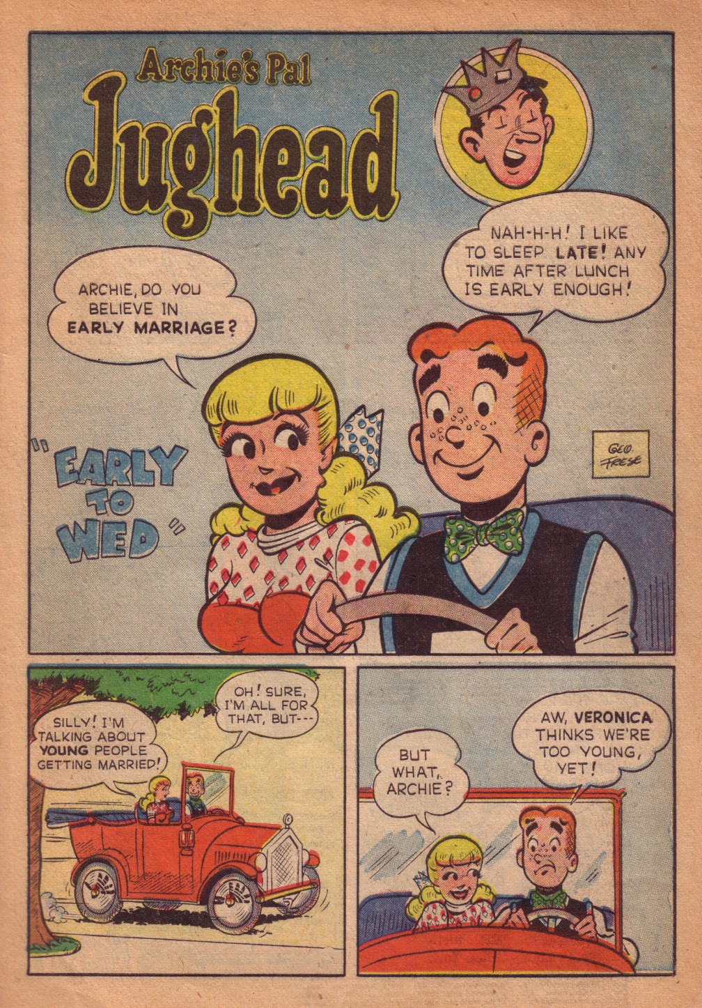 Read online Archie's Pal Jughead comic -  Issue #8 - 3