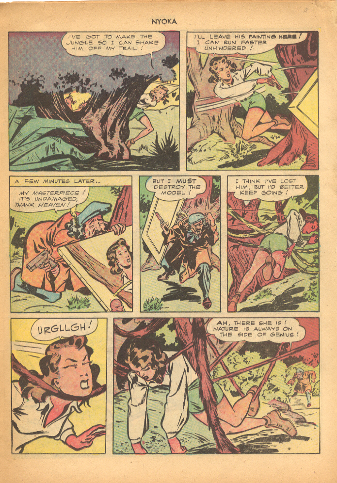 Read online Nyoka the Jungle Girl (1945) comic -  Issue #18 - 19