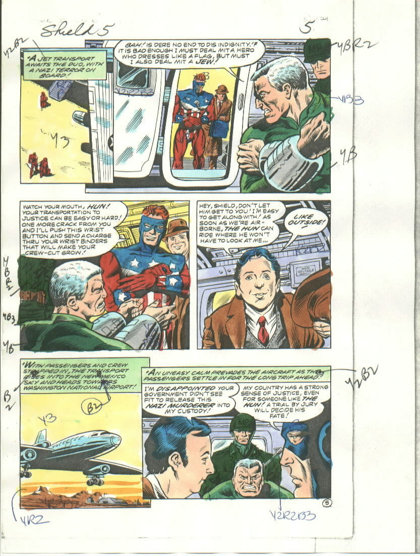 Read online The Original Shield comic -  Issue #5 - 5