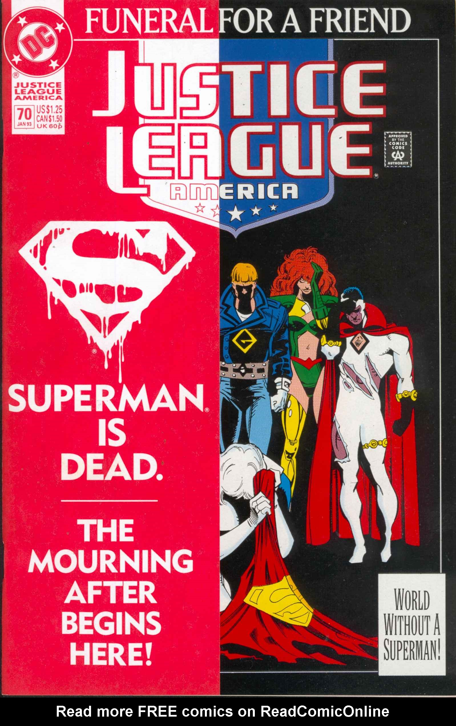 Read online Justice League America comic -  Issue #70 - 1