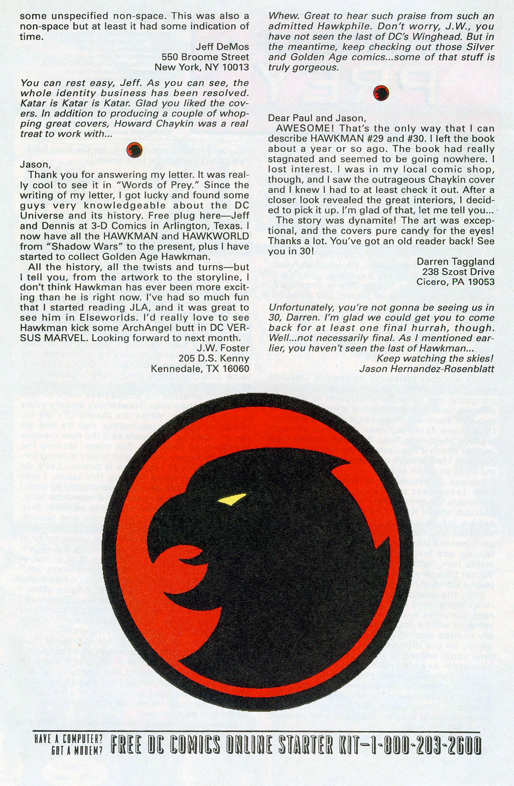 Hawkman (1993) Issue #33 #36 - English 26