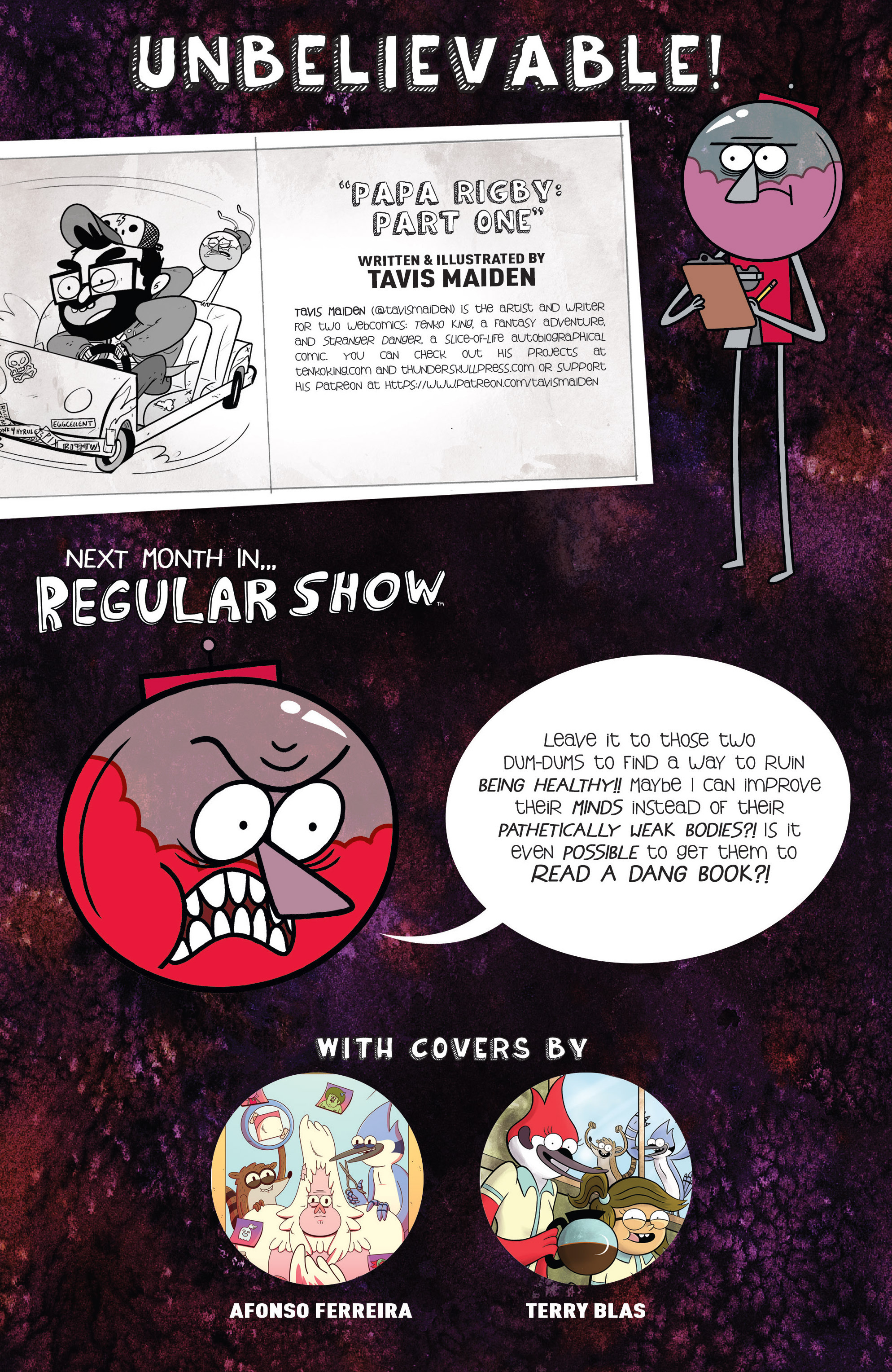 Read online Regular Show comic -  Issue #25 - 25