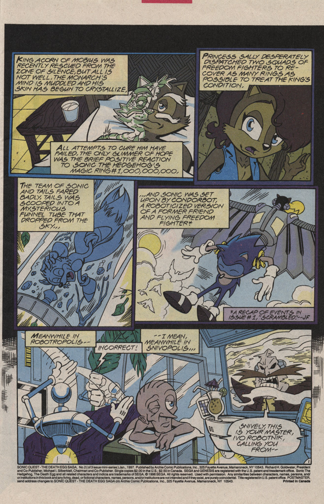 Read online Sonic Quest - The Death Egg Saga comic -  Issue #2 - 5