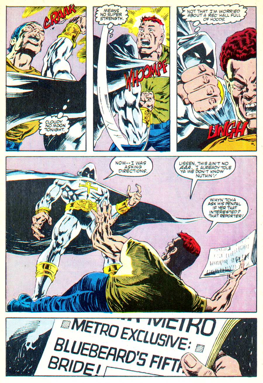Read online Moon Knight (1985) comic -  Issue #4 - 16