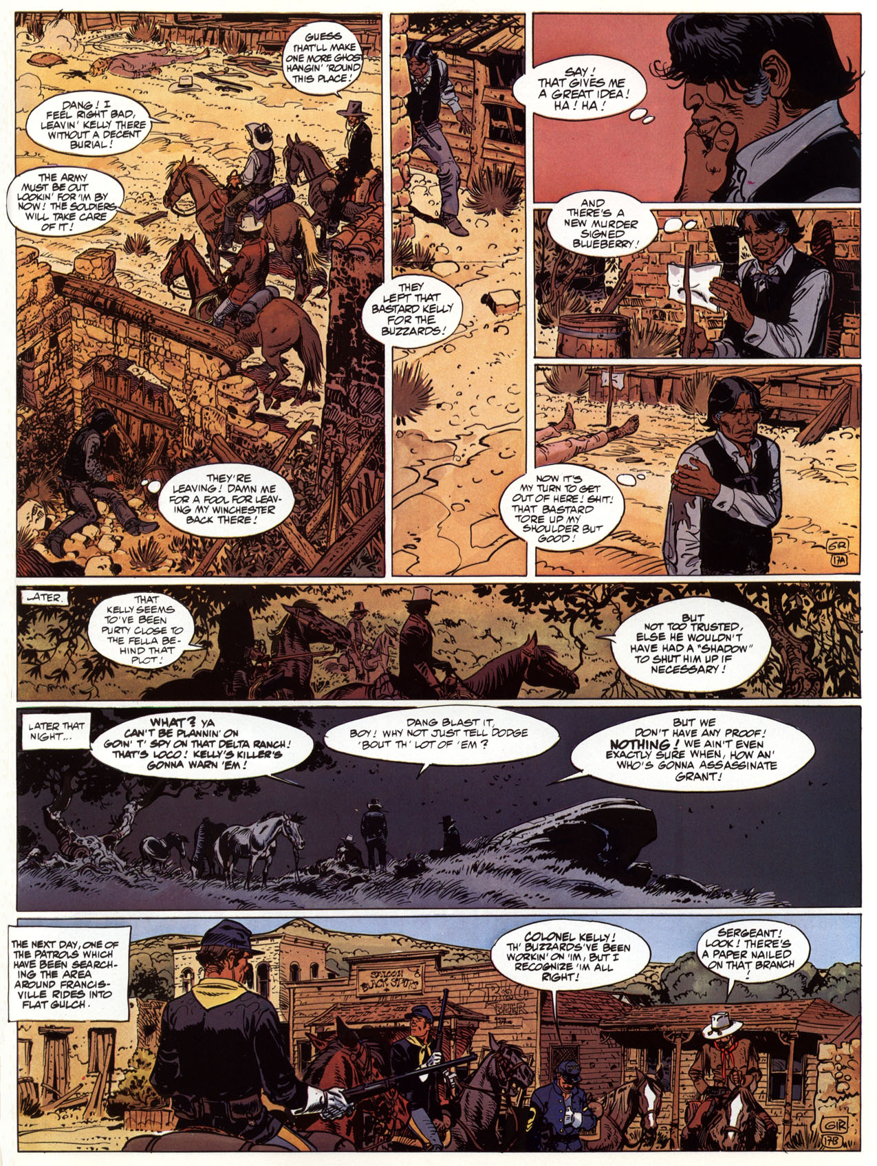 Read online Epic Graphic Novel: Blueberry comic -  Issue #5 - 69