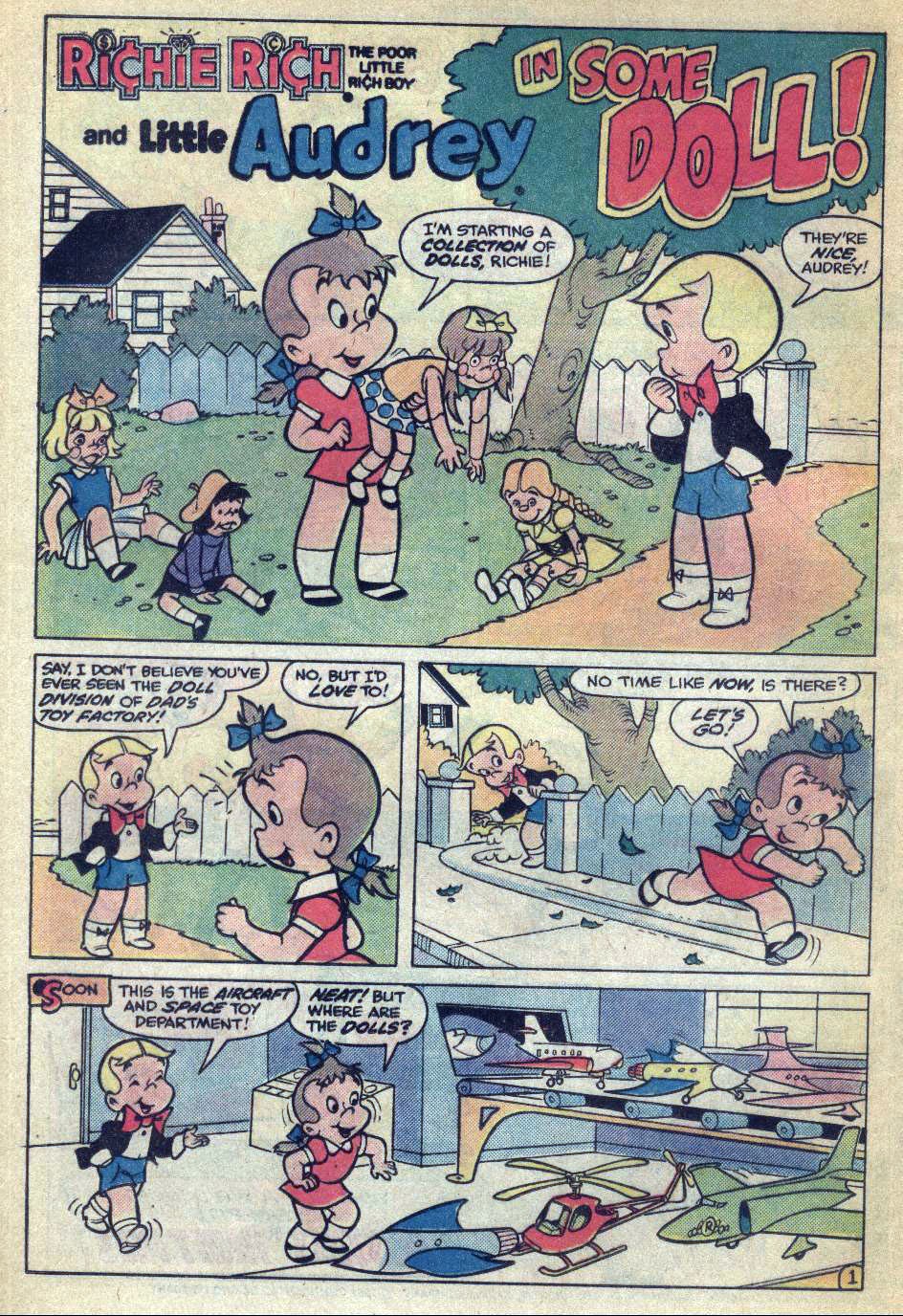 Read online Richie Rich & His Girl Friends comic -  Issue #10 - 12