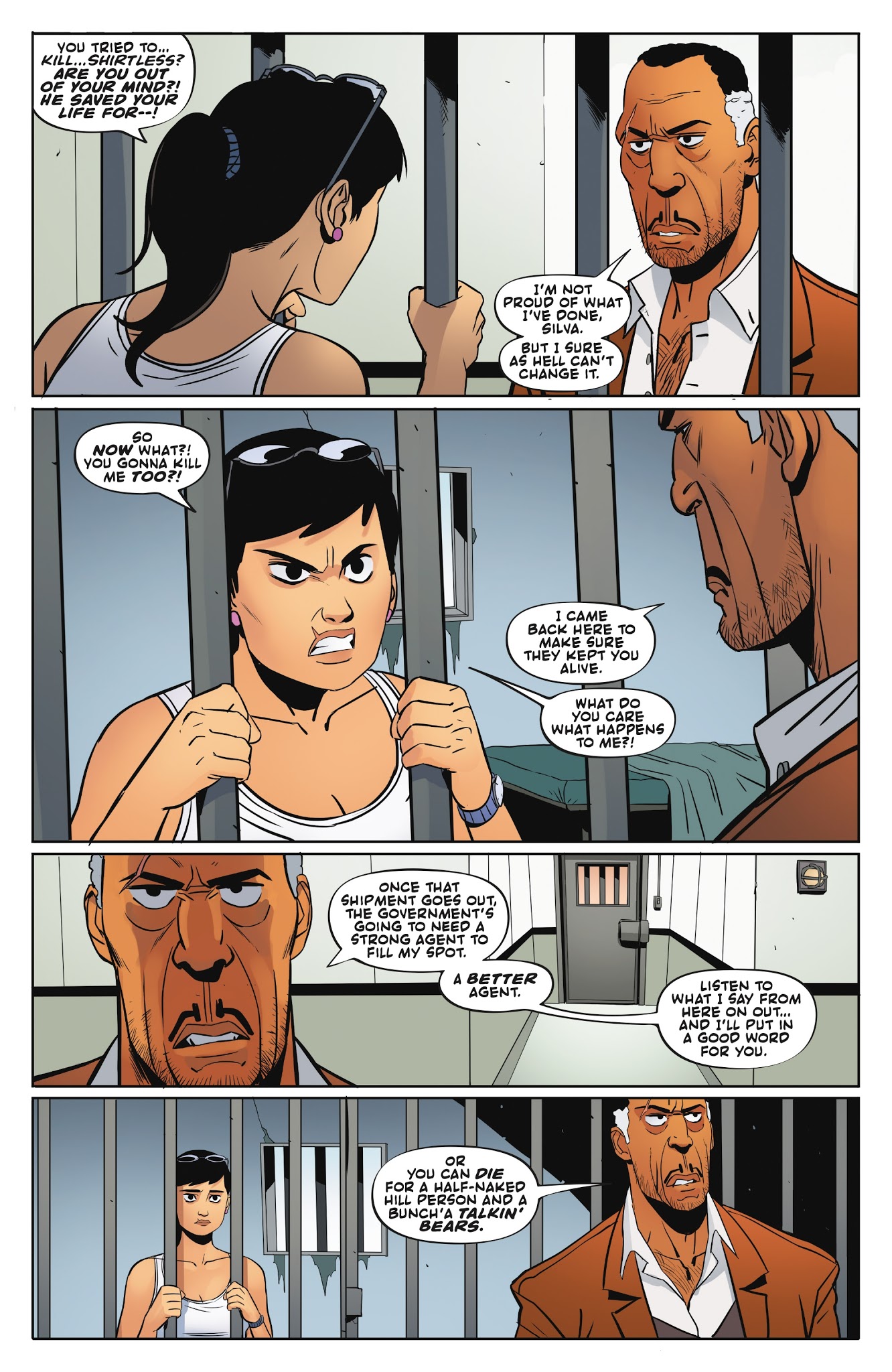 Read online Shirtless Bear-Fighter! comic -  Issue #4 - 6