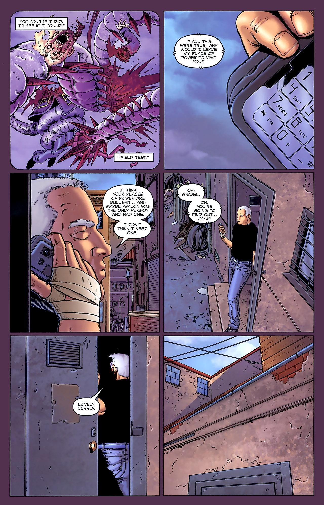 Read online Gravel comic -  Issue #14 - 6