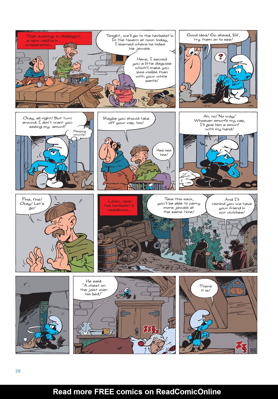 Read online The Smurfs comic -  Issue #19 - 28