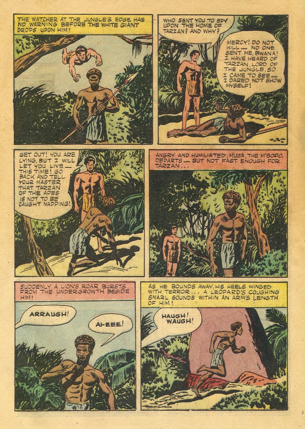 Read online Tarzan (1948) comic -  Issue #5 - 4