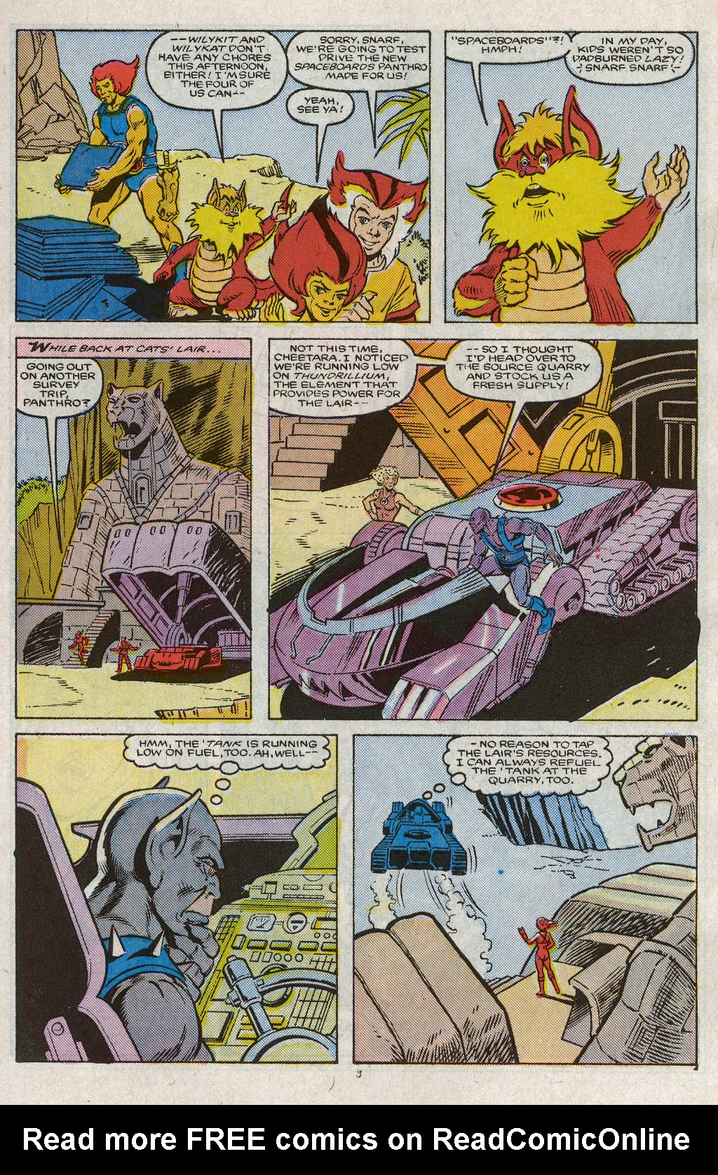 Read online ThunderCats (1985) comic -  Issue #3 - 5