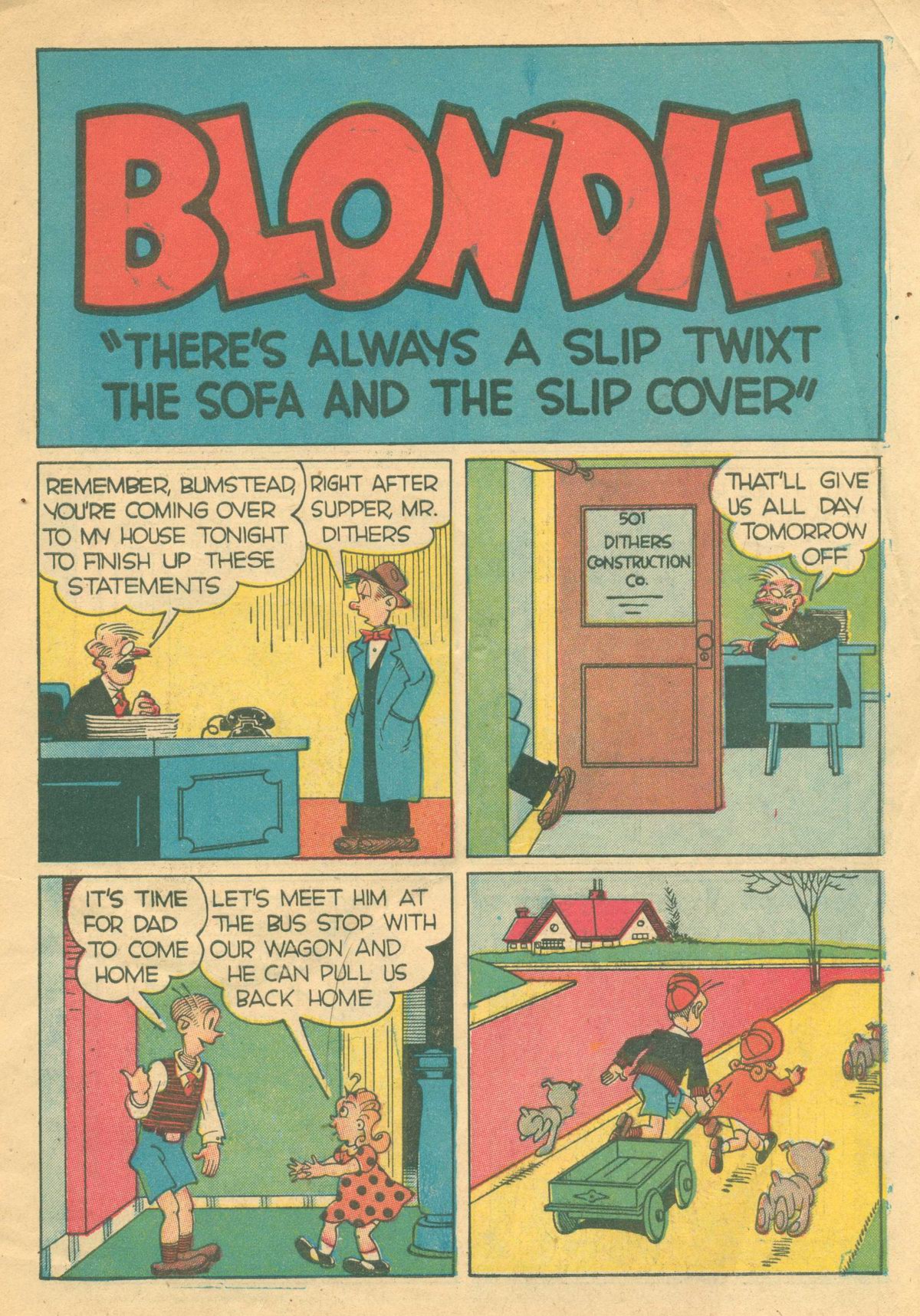 Read online Blondie Comics (1947) comic -  Issue #5 - 3