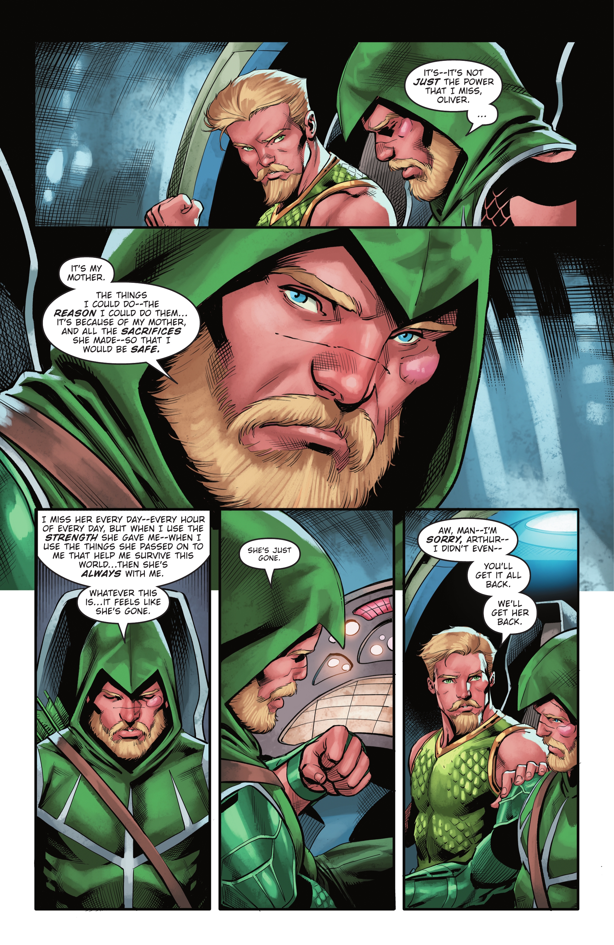 Read online Aquaman/Green Arrow - Deep Target comic -  Issue #4 - 17