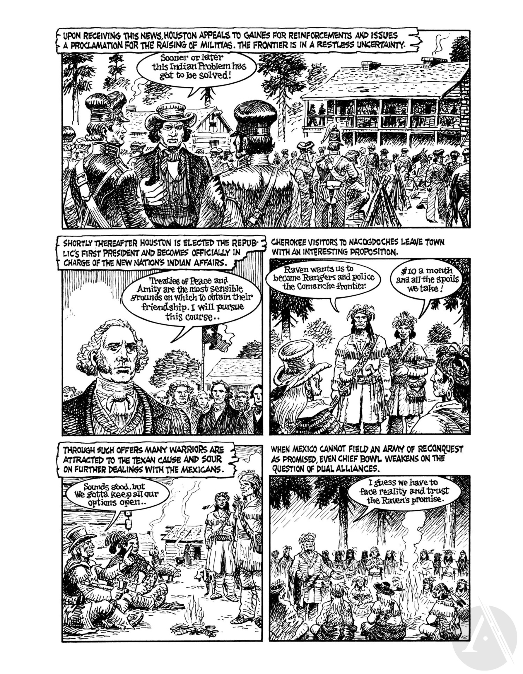 Read online Indian Lover: Sam Houston & the Cherokees comic -  Issue # TPB - 72