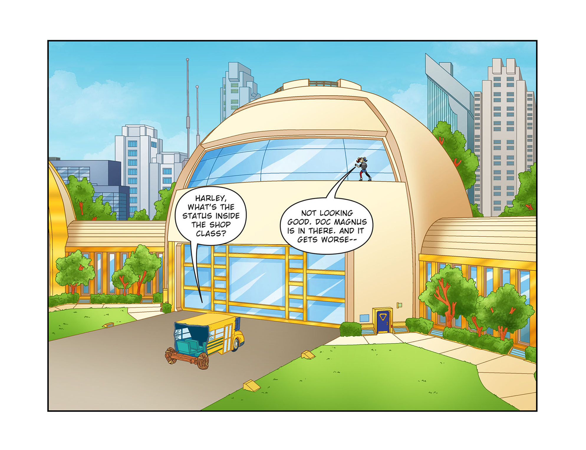 Read online DC Super Hero Girls: Past Times at Super Hero High comic -  Issue #6 - 9