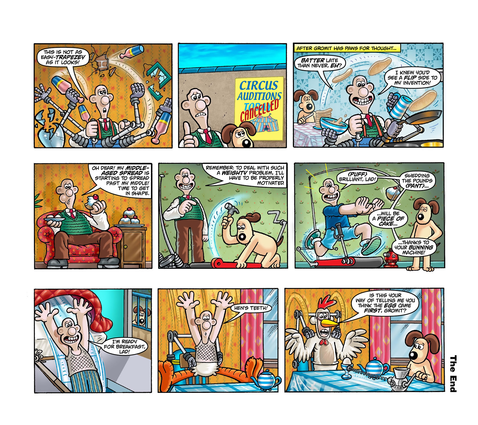 Read online Wallace & Gromit Dailies comic -  Issue #4 - 5