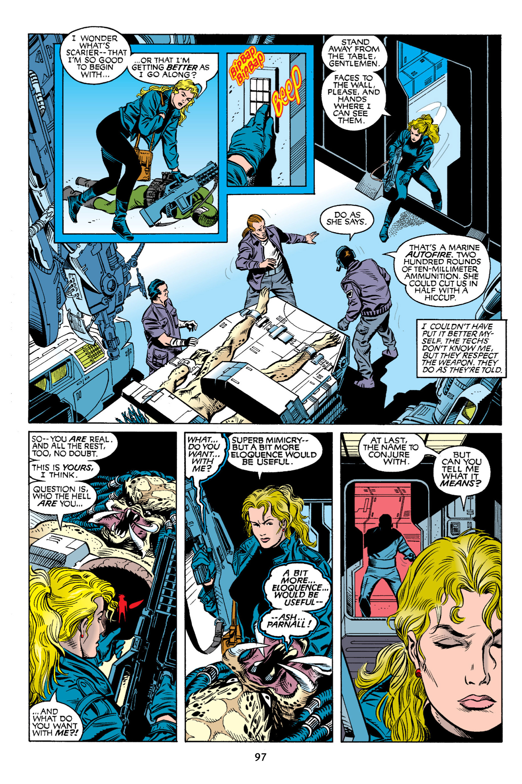 Read online Aliens vs. Predator Omnibus comic -  Issue # _TPB 2 Part 1 - 96