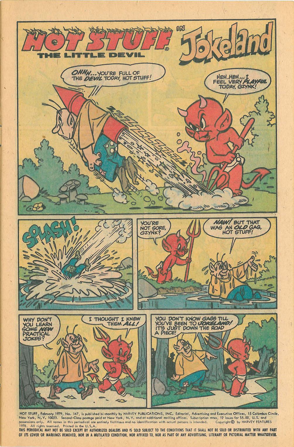 Read online Hot Stuff, the Little Devil comic -  Issue #147 - 5