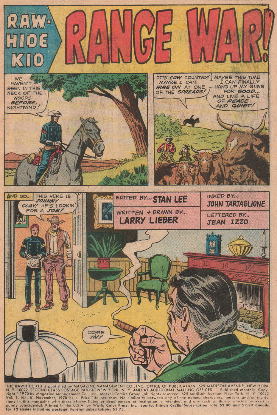 Read online The Rawhide Kid comic -  Issue #81 - 3