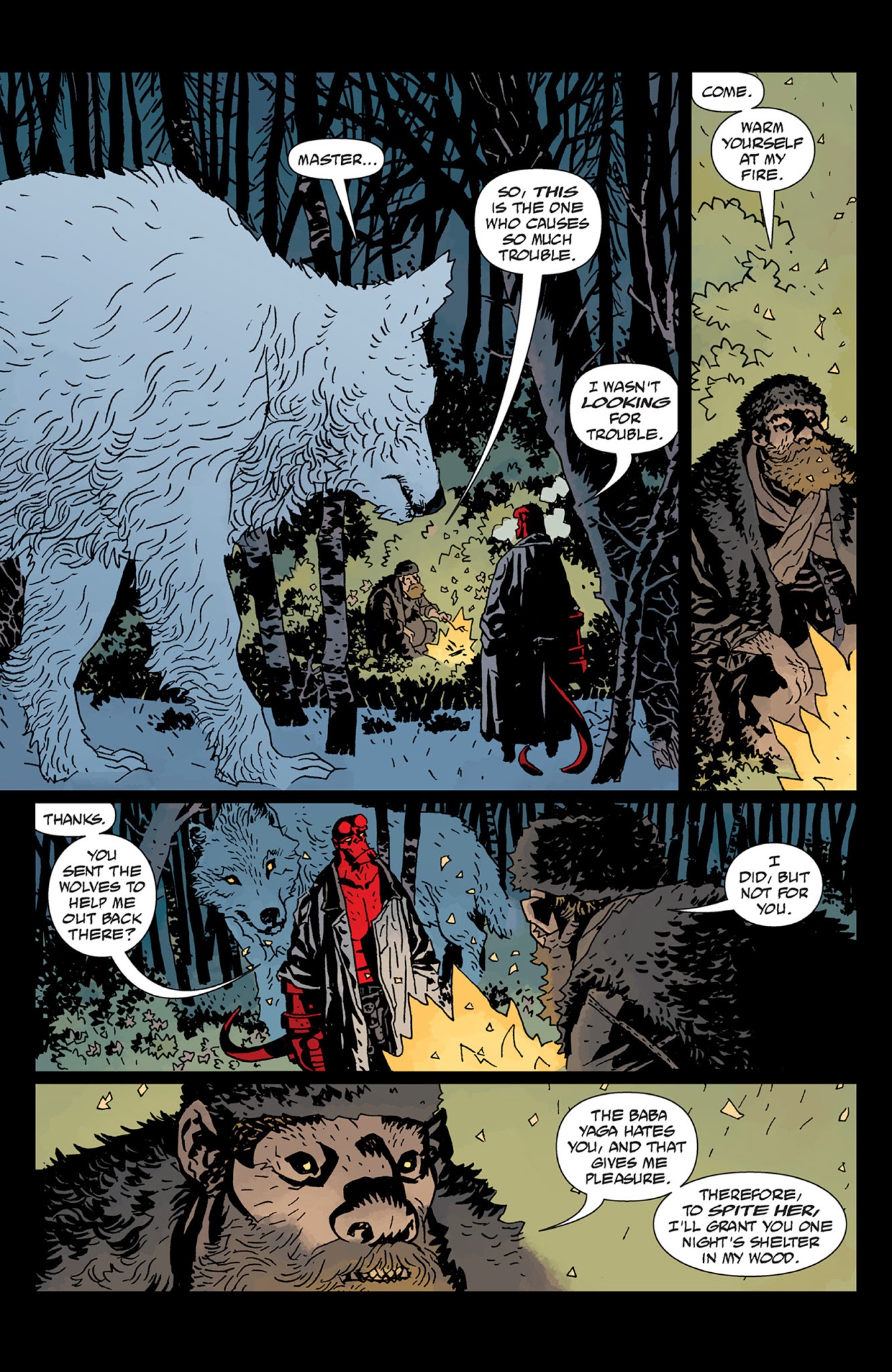 Read online Hellboy: Darkness Calls comic -  Issue # TPB - 71