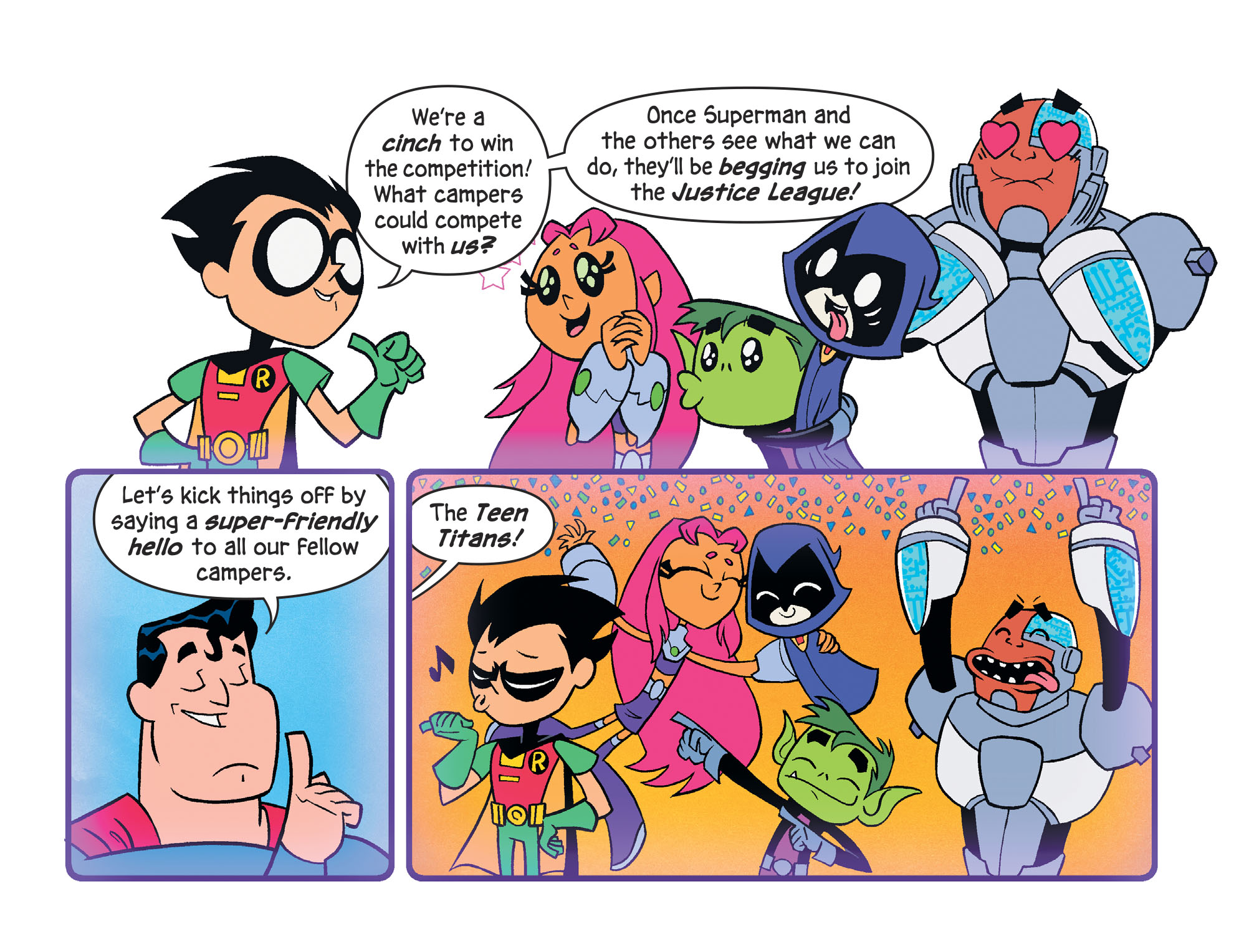 Read online Teen Titans Go! To Camp comic -  Issue #1 - 14