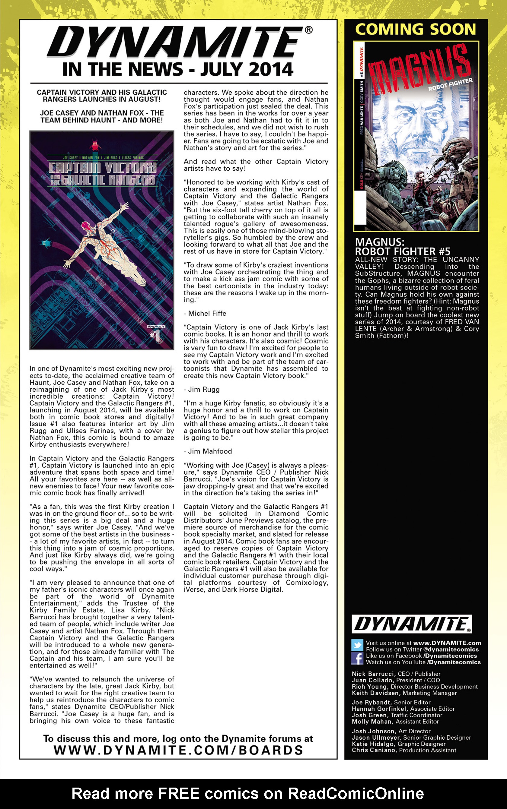 Read online Magnus Robot Fighter (2014) comic -  Issue #0 - 23