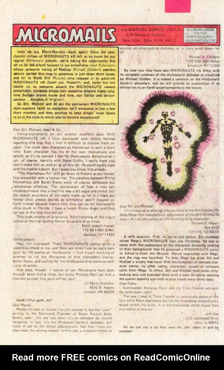 Read online Micronauts (1979) comic -  Issue #10 - 19