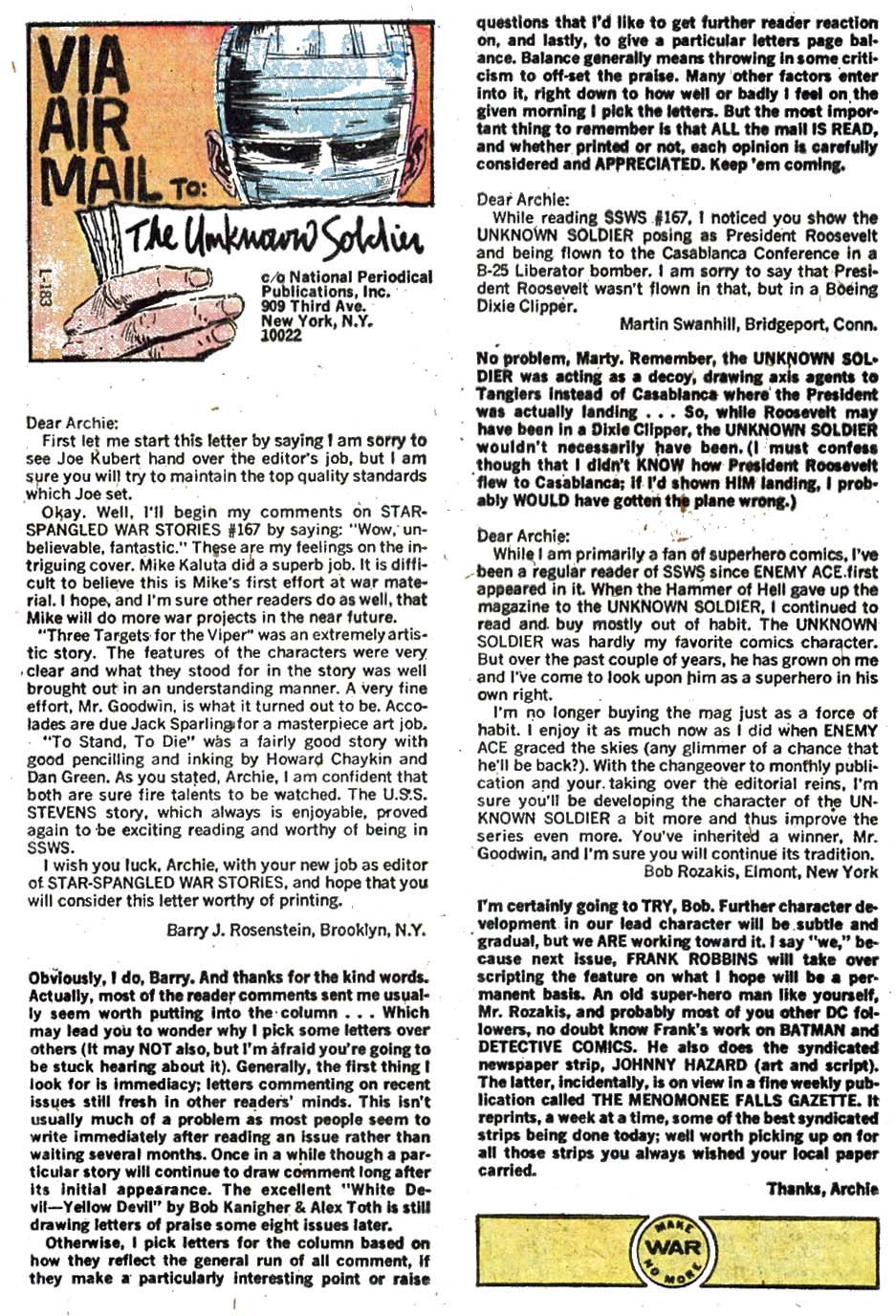 Read online Star Spangled War Stories (1952) comic -  Issue #171 - 22