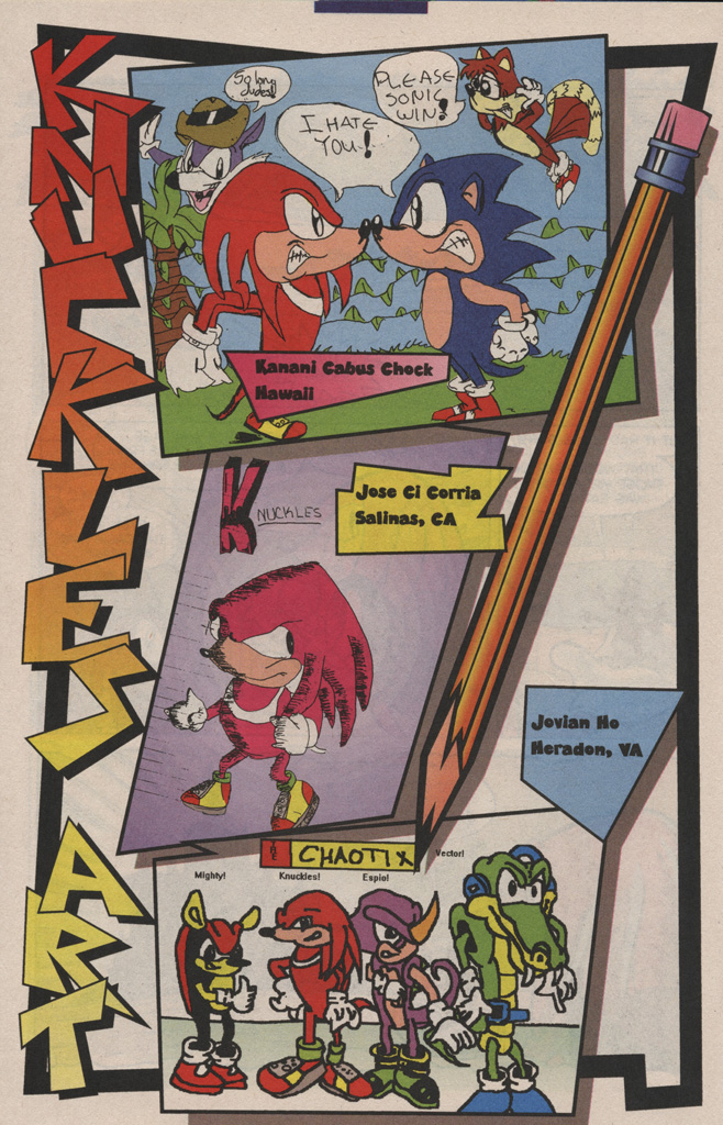 Read online Sonic's Friendly Nemesis, Knuckles comic -  Issue #2 - 24