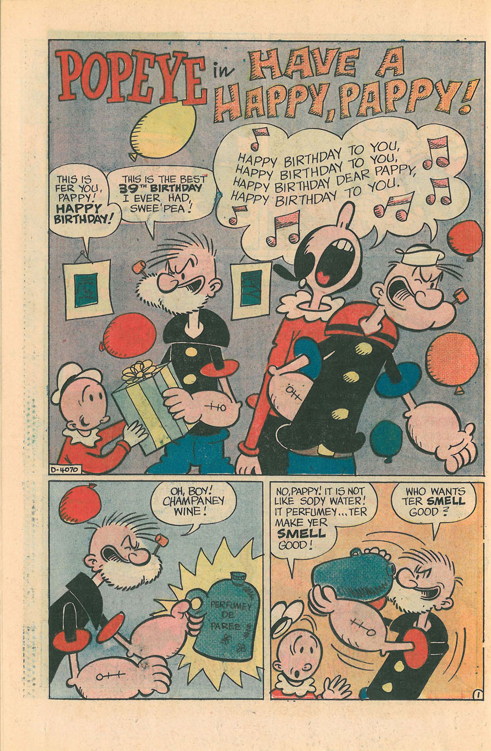 Read online Popeye (1948) comic -  Issue #120 - 20
