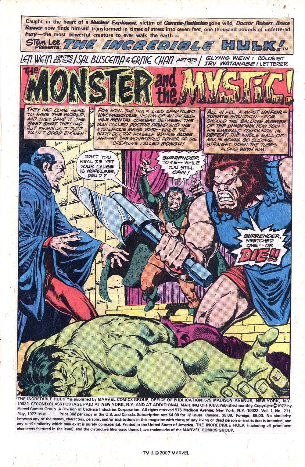 Read online The Incredible Hulk (1968) comic -  Issue #211 - 3