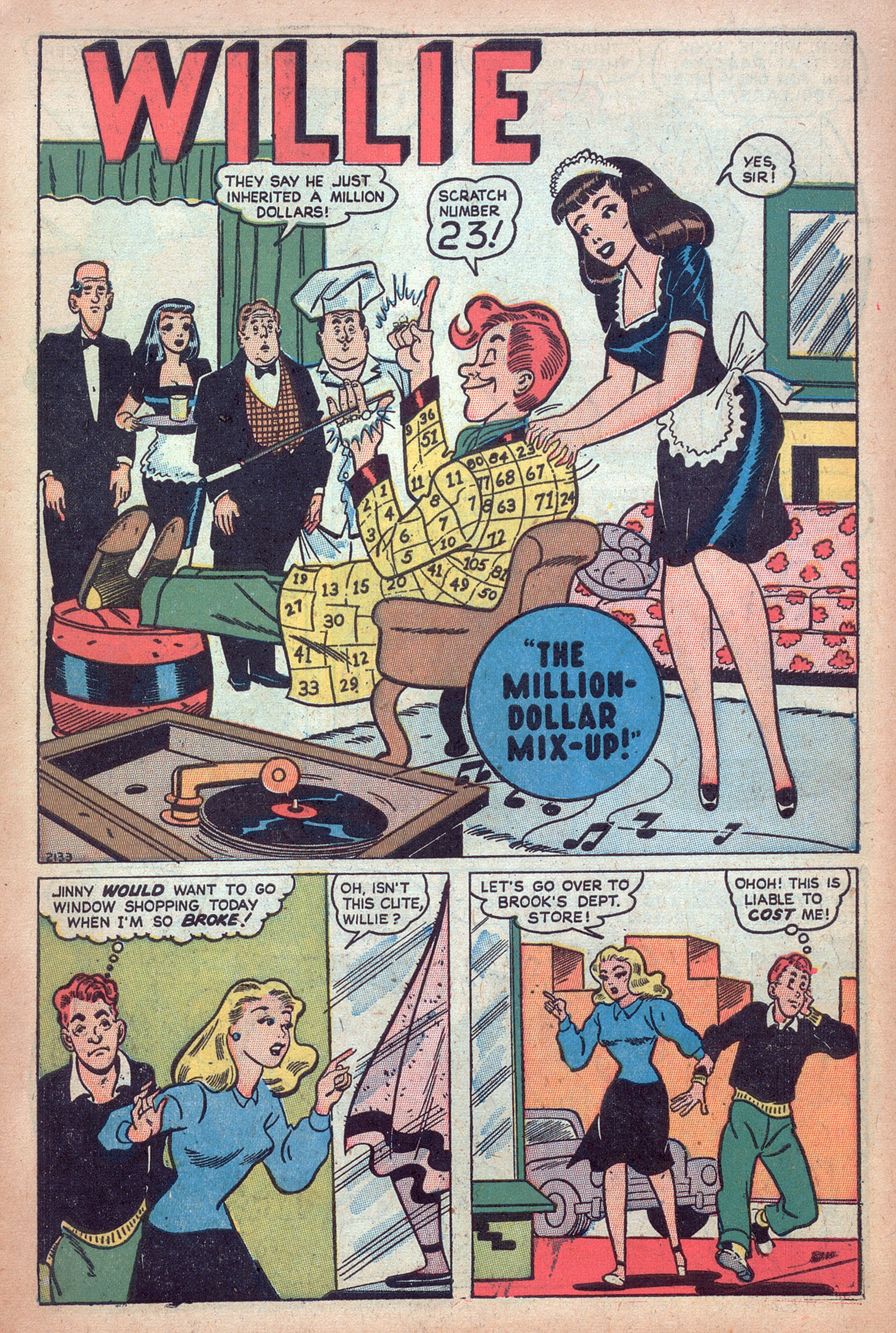 Read online Willie Comics (1946) comic -  Issue #14 - 3
