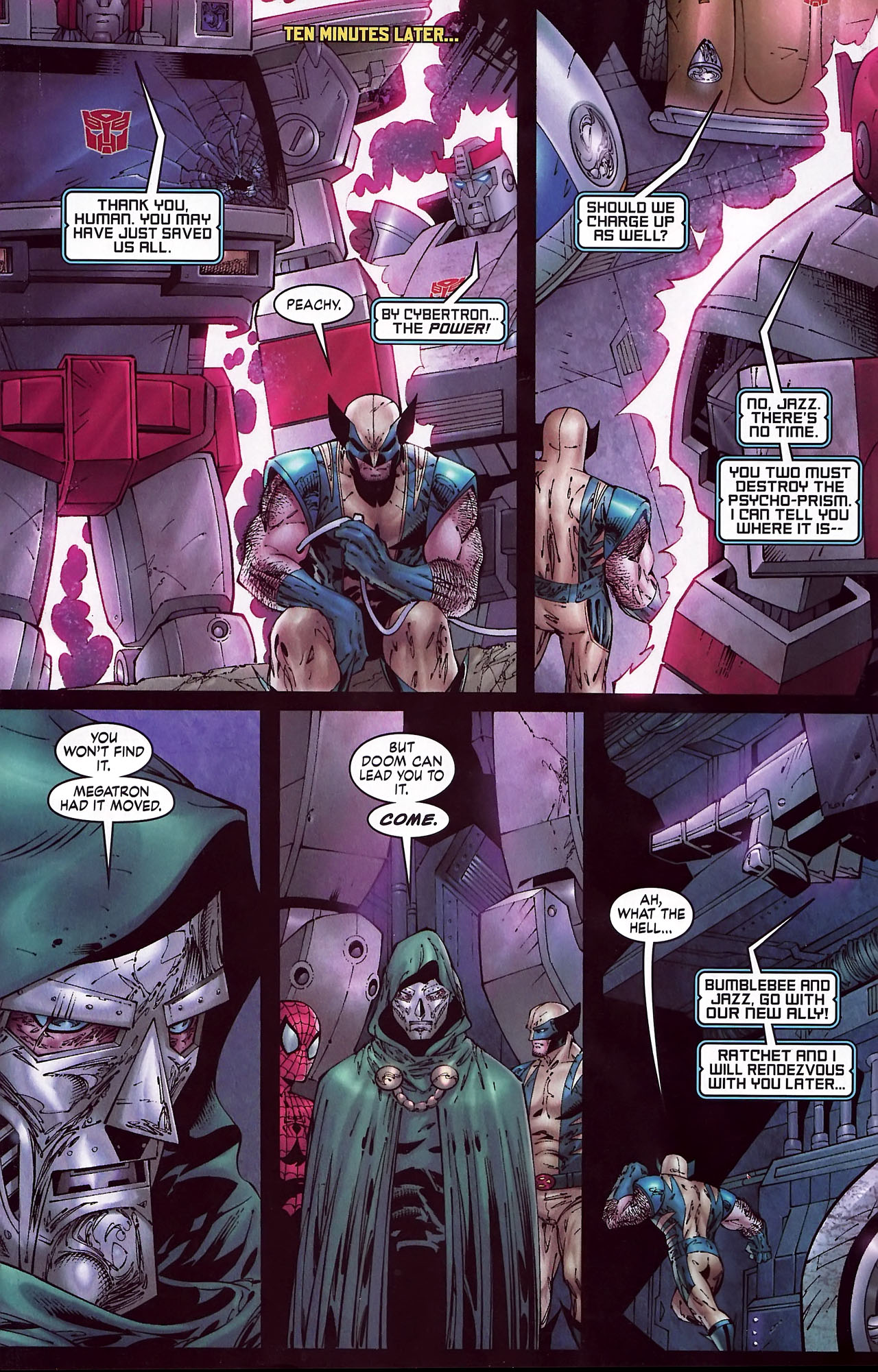 Read online New Avengers/Transformers comic -  Issue #4 - 13